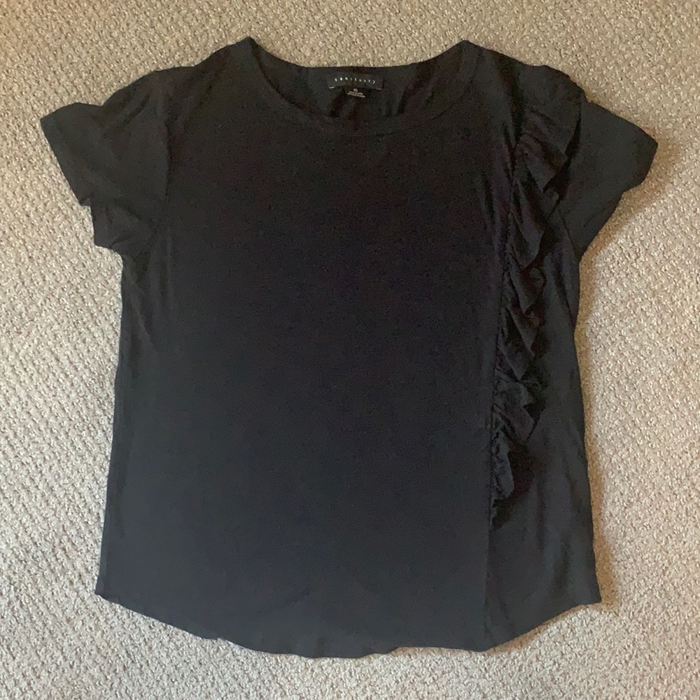 Sanctuary ruffle ss tee